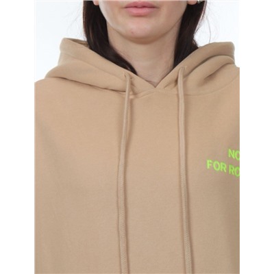 2620 BEIGE Толстовка женская (85% хлопок, 10% полиэстер, 5% спандекс)