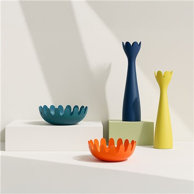 Подсвечник Laminaria, 23 см, сумерки