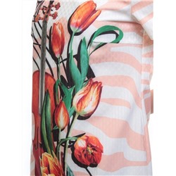 P307 PINK Платье женское (100% полиэстер)