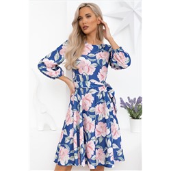 Платье Изабелла (сине-розовое) П13790-45М