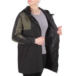FY-215 BLACK Ветровка женская АЛИСА (65% хлопок, 35% полиэстер)