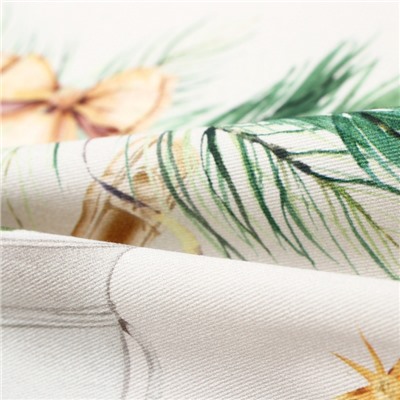 Дорожка на стол Этель Spruce mood 40×149 см, 100% хлопок, саржа 190 г/м², белая