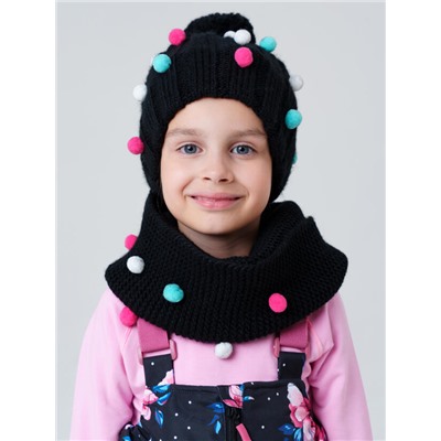 Комплект для девочки: шапка, снуд