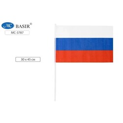Флажок российский 30х45 см "Триколор" MC-3787 Basir