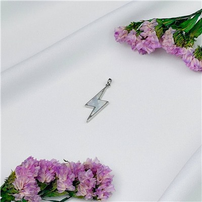 Радуга Самоцветов Подвеска перламутровая "Молния" (1 шт)