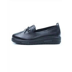 03-5071 BLACK Полуботинки женские (натуральная кожа)