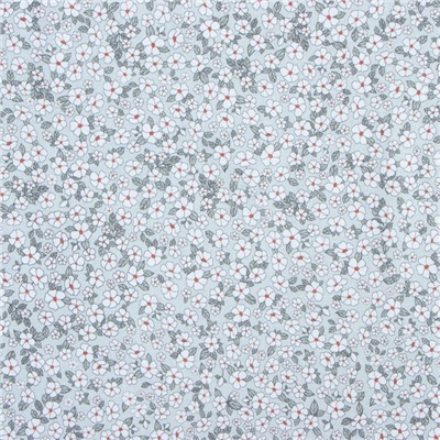 Постельное бельё Этель 1,5 сп Small flowers, 143х215 см, 150х214 см, 50х70 см 2 шт, поплин