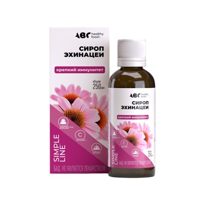 ABC Healthy Food Сироп эхинацеи крепкий иммунитет 250 мл