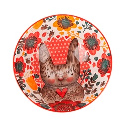 Салатник "Kawaii Forest.Bunny" d=16см. v=800мл.(фарфор) (min12) (транспортная упаковка)