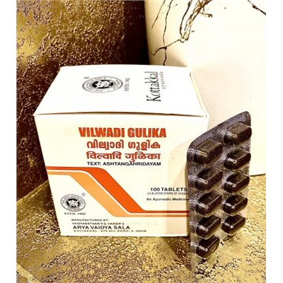 До 09.2025 Вильвади гулика Vilwadi Gulika Kottakkal 100 таб