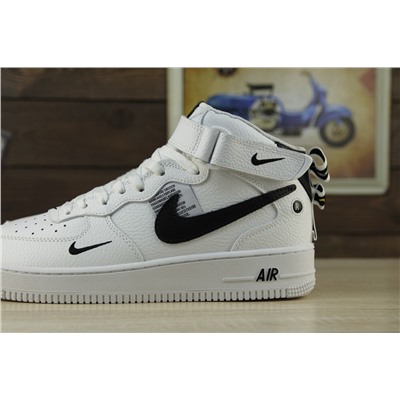 Зимние Nike Air Force из натуральной кожи
