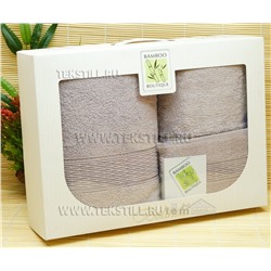 Набор Бамбуковых Полотенец 70x140 + 50x90 + 30x50 см. 3 шт/уп. BOUTIQUE - Belinda