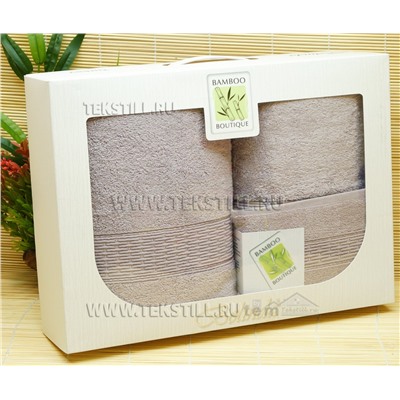 Набор Бамбуковых Полотенец 70x140 + 50x90 + 30x50 см. 3 шт/уп. BOUTIQUE - Belinda