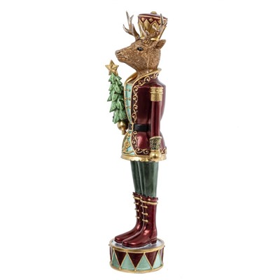 GAEM Фигурка декоративная "Солдатик-олень", L11 W9 H41 см