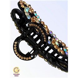 Заколка-краб для волос со стразами  КР14 тип 2