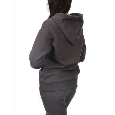 H108 DK. GRAY Костюм спортивный женский (хлопок 90%, полиэстер 10%)