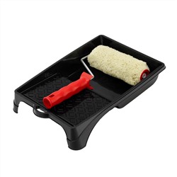 Набор, валик для фасадных работ синтетический, 180 мм, ворс 18 мм, D 36 мм, РАС, кювета 260 х 320 мм Matrix