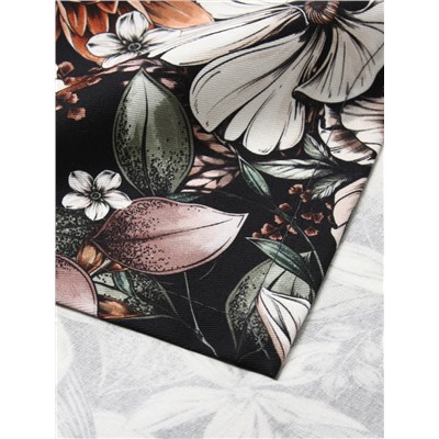Набор салфеток с декорат. кольцами Этель Meadow flower 40х40 см - 2 шт, 100% хлопок, саржа
