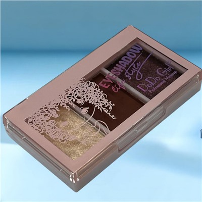 Тени для век DoDoGirl 3 цвета Арт 3270 тон 3