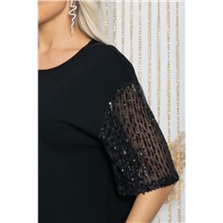 Блуза Богема (черная) Б12229-41