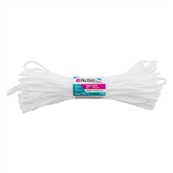Шнур бельевой полипропиленовый с сердечником, 3 мм, L 15 м, белый, Home Palisad