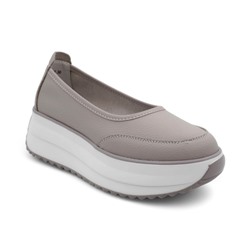 Туфли из натуральной кожи LQ160-2 бежевые