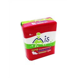 Mis Ультратонкие прокладки гиг. Ночь комфорт софт 8 шт. 💧💧💧💧💧💧