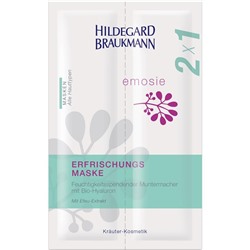 Hildegard Braukmann Emosie Erfrischungs Mask Маска для лица, 2 x 7 мл / 1 шт.