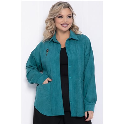Рубашка Камета (зеленая) Б12349-18