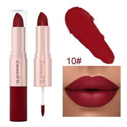 Помада-блеск 2 в 1 Lip Glosses CmaaDu 10