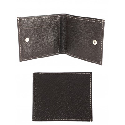 Портмоне мужское Croco-ПР-908 натуральная кожа 3 отд,  3 карм,  коричневый флотер (116/1)  263632