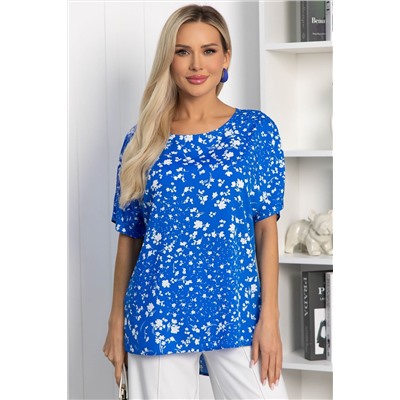 Блуза Маргоша (ярко-голубая) Б13813-16М