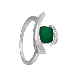 Кольцо 'Око' с фианитами ТГКС.836Ф8