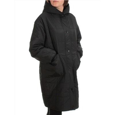 22332 BLACK Куртка демисезонная женская (50 гр. синтепон)