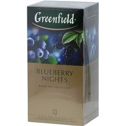 Greenfield. Blueberry Nights карт.пачка, 25 пак.
