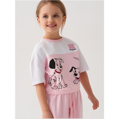 Комплект для девочки: футболка, брюки