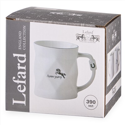 КРУЖКА LEFARD "ЛОВИ УДАЧУ" 390МЛ