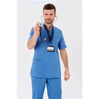 Топ медицинский мужской 6-01-25-1 / Insoft 15 Атлантика