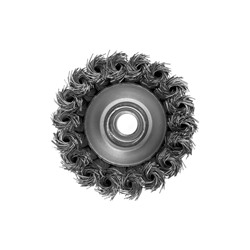 Щетка металлическая для УШМ ЛОМ, крученая проволока, «чашка», М14, 75 мм