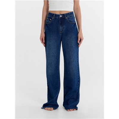 БРЮКИ ЖЕНСКИЕ ДЖИНСОВЫЕ 2024-DTW1301-2