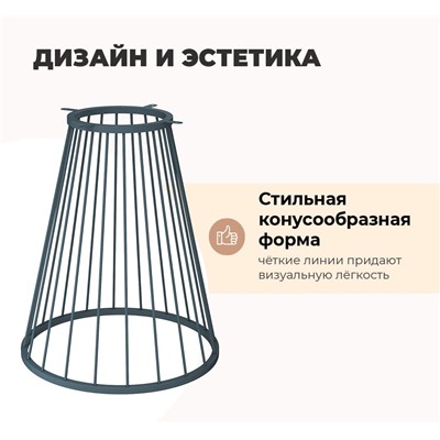 Стол SHT-TU85/TT90 ЛДСП
                        антрацит / мрамор кристалл