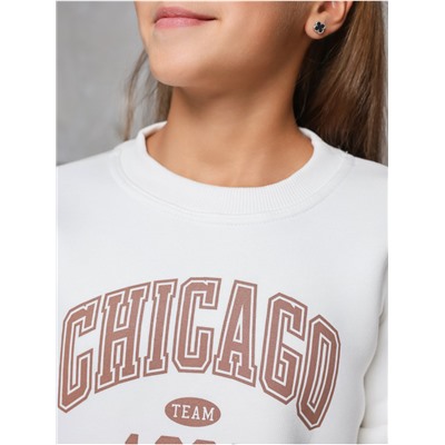 Костюм "Чикаго" детский девочка  молочный какао