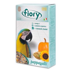 Корм FIORY Pappagalli для крупных попугаев, 700 г.