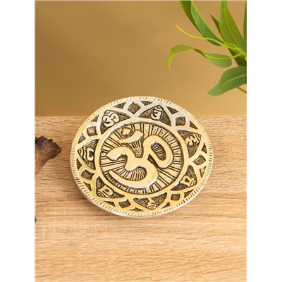 Подставка под благовония «ОМ», алюминий