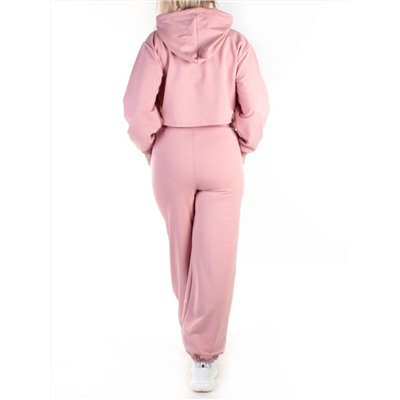Y316 PINK Спортивный костюм женский (100% хлопок)