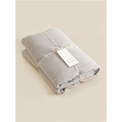Пододеяльник SL Home Linen collection 150*220 см , цв.серый, лён30%/хлопок70%