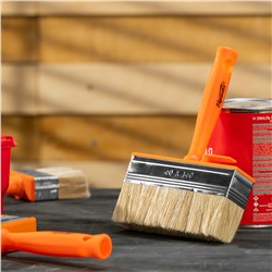 Кисть-ракля, 40х140 мм, натуральная щетина, пластмассовый корпус, пластмассовая ручка Sparta