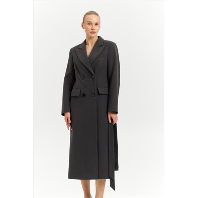 Пальто женское демисезонное 26895 (базальт/рубчик)