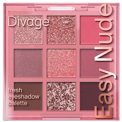 Divage Палетка Теней для век Easy Nude FRESH 9гр