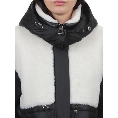 350-X01 BLACK Куртка зимняя женская (200 гр. холлофайбер)